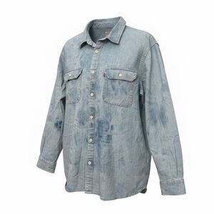 Levi’s Mens Jackson Worker Overshirt XL Light Wash Relaxed Shacket Shirt Jacket